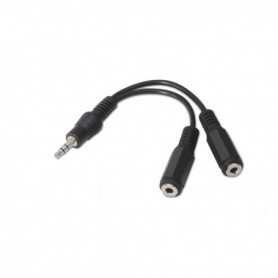 CABLE AUDIO ESTEREO 2X3.5H-3.5M 15 CM NANOCABLE 10.24.1200