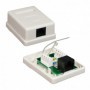 ROSETA DE SUPERFICIE PARA RJ45 CAT.6 UTP 1 TOMA BLANCO NANOCABLE 10.21.1501