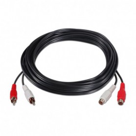 CABLE RCA EXTENSION 2XRCAM-2XRCAH 5.0 M NANOCABLE 10.24.0705