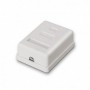 ROSETA DE SUPERFICIE PARA RJ45 CAT.5E FTP 1 TOMA BLANCO NANOCABLE 10.21.1101