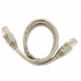 CABLE RED LATIGUILLO RJ45 CAT.6 FTP 0.5M BLANCO GEMBIRD PP6-0.5M