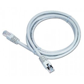 CABLE RED LATIGUILLO RJ45 CAT.6 FTP 0.25M BLANCO GEMBIRD PP6-0.25M