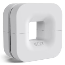 ORGANIZADOR CABLES AURICULARES PUCK METALICO IMANTADO BLANCO NZXT