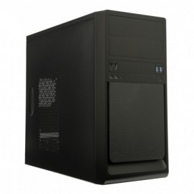 CAJA  MICRO-ATX SEMITORRE UNYKA 6023 U3 2USB3.0 (FUENTE 500W) NEGRA 51992
