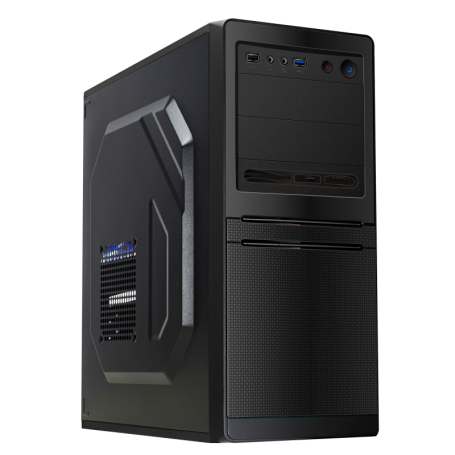 CAJA  ATX SEMITORRE UNYKA 7852 U3 USB3 (FUENTE 500W) NEGRA 51993