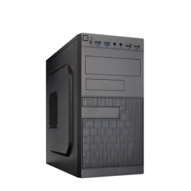 CAJA  MICRO-ATX SEMITORRE UNYKA MILL U3.0 (FUENTE 500W) NEGRA 52079
