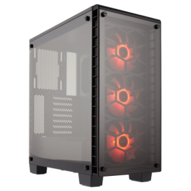 CAJA  ATX SEMITORRE CORSAIR CRYSTAL 460X RGB NEGRA CC-9011101-WW