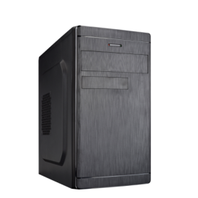 CAJA  MICRO-ATX SEMITORRE UNYKA GREY RAIN (FUENTE 500W) NEGRA 52078