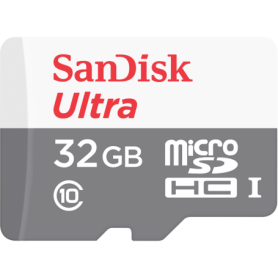 MEMORIA  SECURE DIGITAL MICRO SDHC  32GB  SANDISK ADAP CL10 SDSQUNS-032G-GN3MA