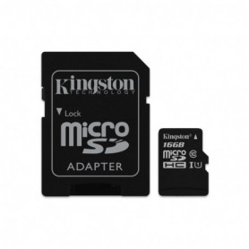 MEMORIA  SECURE DIGITAL MICRO SDHC  16GB KINGSTON CLASE10 SDCS16GB