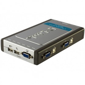 DATA SWITCH D-LINK AUTOMATICO 4PC MOTERAUSB CON CABLES PARA 2PC DKVM-4U