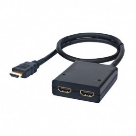 DUPLICADOR HDMI SPLITTER V1.3 1 IN X2 OUT CABLE 50CM ALIMENT NANOCABLE 10.25.3502