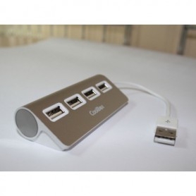 HUB USB COOLBOX  4 USB 2.0  ALU2 COO-HU4ALU2