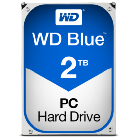DISCO DURO INTERNO SATA III 2TB WD BLUE 64MB WD20EZRZ