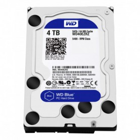 DISCO DURO INTERNO SATA III 4TB WD BLUE 64MB WD40EZRZ