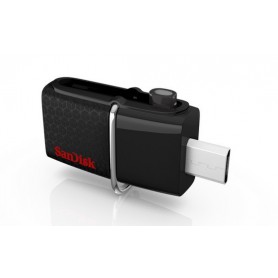 MEMORIA USB 3.0 64GB SANDISK DUAL MICRO ULTRA ANDROID NEGRO SDDD2-064G-GAM46