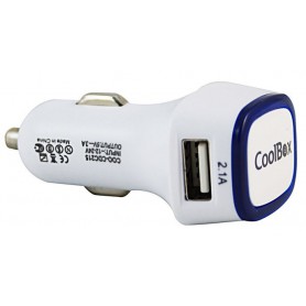 CARGADOR  USB COOLBOX COCHE 2USB 1A2,1A 3100MA COO-CDC215 [I318B]