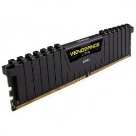 MEMORIA RAM KIT DDR4 8GB(2X4GB) PC4-19200 2400MHZ CORSAIR VENGEANCE NEGRA