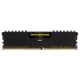MEMORIA RAM KIT DDR4 8GB(2X4GB) PC4-19200 2400MHZ CORSAIR VENGEANCE NEGRA