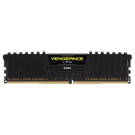 MEMORIA RAM KIT DDR4 16GB(2X8GB) PC4-19200 2400MHZ CORSAIR VENGE NEGRA