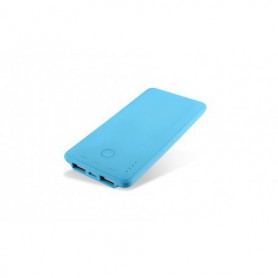 CARGADOR POWERBANK COOLBOX 6000MAH 2 OUT 5V1A-2A AZUL COO-PV6K-BL