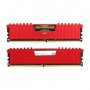 MEMORIA RAM KIT DDR4 16GB(2X8GB) PC4-24000 3000MHZ CORSAIR VENGE ROJA