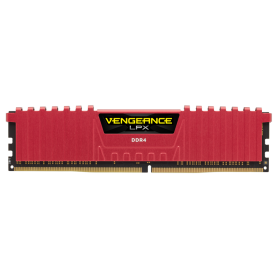 MEMORIA RAM DDR4 8GB PC4-21300 2666MHZ CORSAIR VENG ROJO CMK8GX4M1A2666C16R