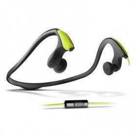 AURICULAR ENERGY RUNNING ONE NEON GREEN CON MICROFONO 397198