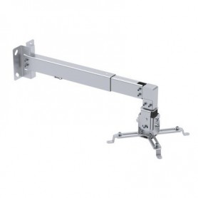 SOPORTE PROYECTOR INCLINABLE EXTENSIBLE DE PARED PLATA TOOQ PJ4012WT-S