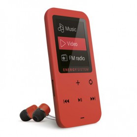 REPRODUCTOR ENERGY MP4 TOUCH 8GB FM BOTONES TACTILES CORAL 426447