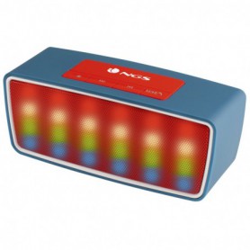 ALTAVOCES  NGS  ROLLER GLOW 3W BLUETOOTH RADIO MICROSD USB BLUE