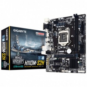 PLACA BASE S1151 GIGABYTE H110M-S2H DDR4 PCIE SATA3 USB3 DVI VGA HDMI M-ATX