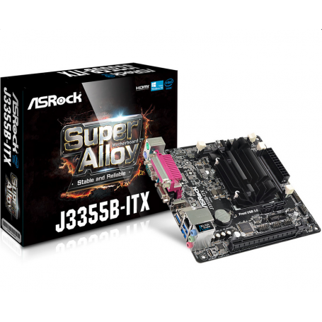 PLACA BASE ASROCK J3355B-ITX CPU INTEL J3355 DRR3 USB3 PCIE HDMI M-ITX