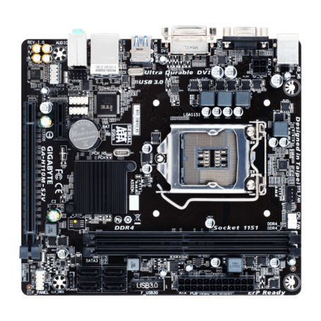 PLACA BASE S1151 GIGABYTE H110M-S2V DDR4 DDR4 PCIE SATA3 USB3 PCIE DVI M-ATX