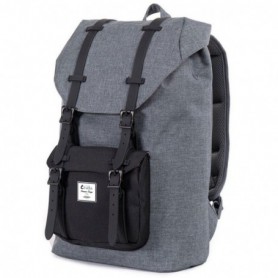 MOCHILA PORTATIL 16 EVITTA TOURISTER GRIS 2BOLSILLO EVBP002001