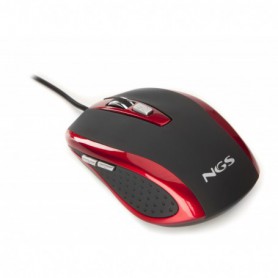 RATON  NGS USB TICK ROJONEGRO REDTICK