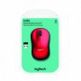 RATON LOGITECH INALAMBRICO M185 NEGRO-ROJO USBINAL 910-002237