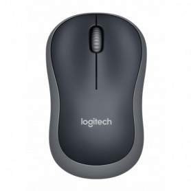 RATON LOGITECH INALAMBRICO M185 NEGRO-GRIS  USBINAL 910-002235