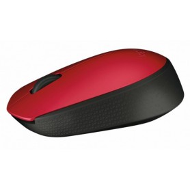 RATON LOGITECH INALAMBRICO M171 USB NEGRO-ROJO 910-004641
