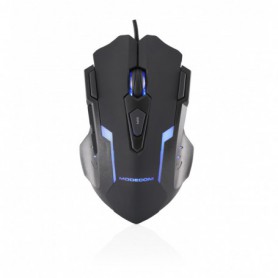 RATON MODECOM USB GAMING VOLCANO MC-GMX 4000DPI OPTICO NEGRO