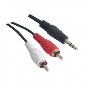 CABLE AUDIO ESTEREO 3.5M-2XRCAM 3.0 M NANOCABLE 10.24.0303